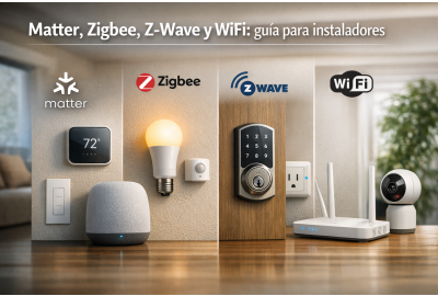 Matter, Zigbee, Z-Wave y WiFi: guía para instaladores