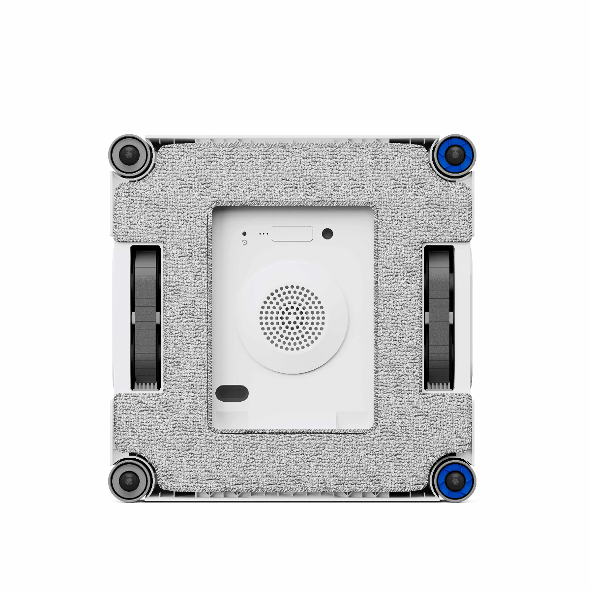 Estación 6 en 1 del WINBOT W2S OMNI: cargador, estabilizador, mecanismo anti-caída, panel de control y almacenamiento