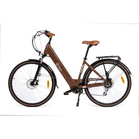 E-bike 28'' VIENA paseo. Ocre Bat. Integrada