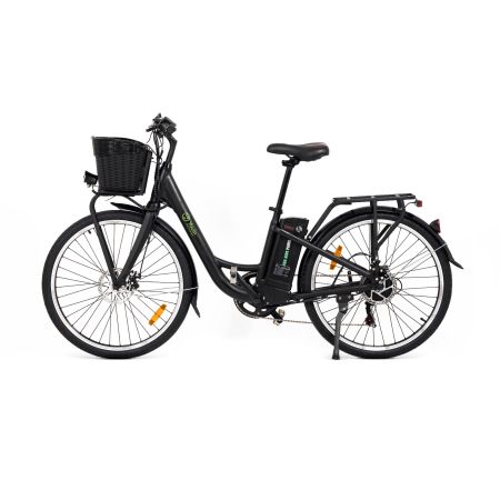 E-bike 26'' PARIS paseo. Negra. Bat. Extraible