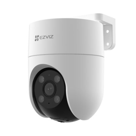 Cámara de vigilancia H8C, exterior, fullHD 1080P, visión nocturna color,360,  Wi-Fi, blanco