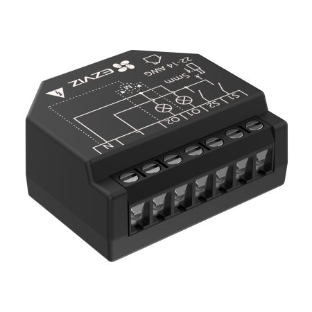 Relé inteligente T36W Wi-Fi negro