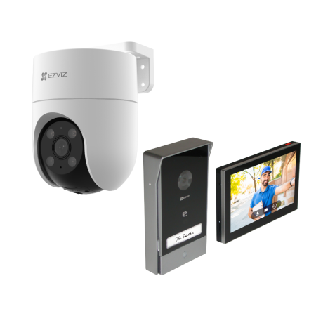 Pack Videoportero HP5 WiFi + Cámara H8C exterior