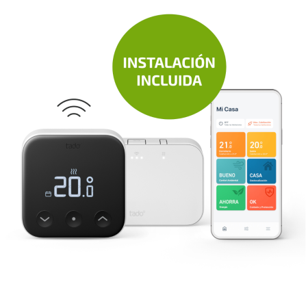 Termostato inalámbrico X - Kit de inicio INSTALACION INCLUIDA