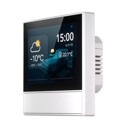 Sonoff interruptor inteligente de pared de escena NSPanel, 2A por canal, blanco