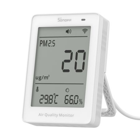Sensor calidad del aire AirGuard PM2.5/PM10, Temp-Humedad Wi-Fi Matter