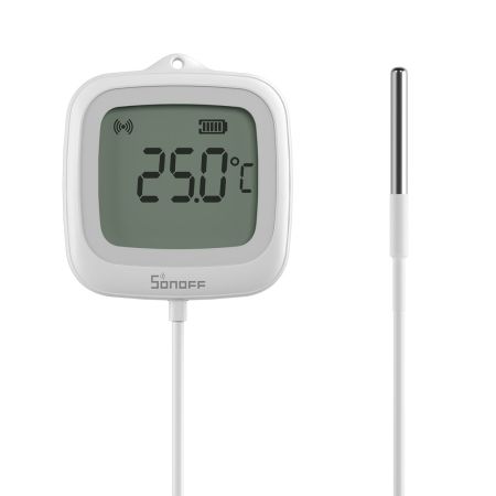 Termómetro inteligente IP65 con sonda, Zigbee