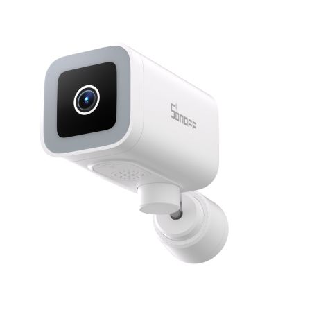Cámara exterior CAM, 2K, 180º, IP65, Wi-Fi, blanco