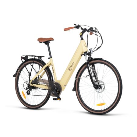 E-bike 28'' VIENA paseo. Crema. Bat. Integrada