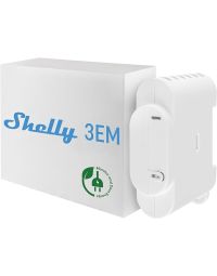 Shelly Módulo Wi-Fi BT Medidor Trifásico DIN 3EM