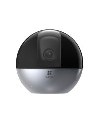 Cámara de vigilancia E6 3k Apple Home Kit, negra y plata