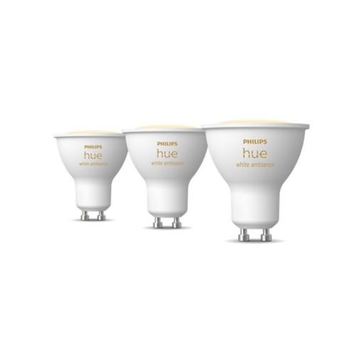 Kit: 3 bombillas blancas GU10 4.3W