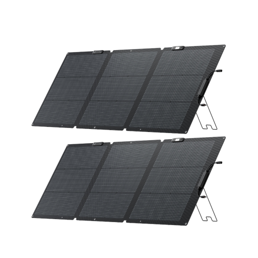 Pack 2 Panel Solar Plegable 160W XT60 Ecoflow