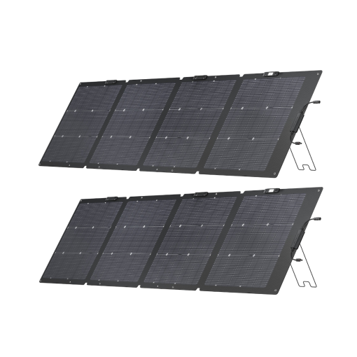 Pack 2 Panel Solar Plegable 220W XT60 Ecoflow