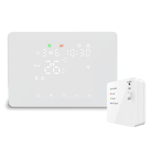 Domos - Termostato Wifi Portátil LED Blanco
