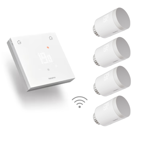 Termostato Inalámbrico Original Netatmo + 4 cabezales