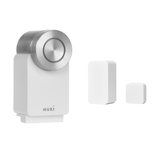 Nuki Smart Lock 4 Pro blanco + Door Sensor