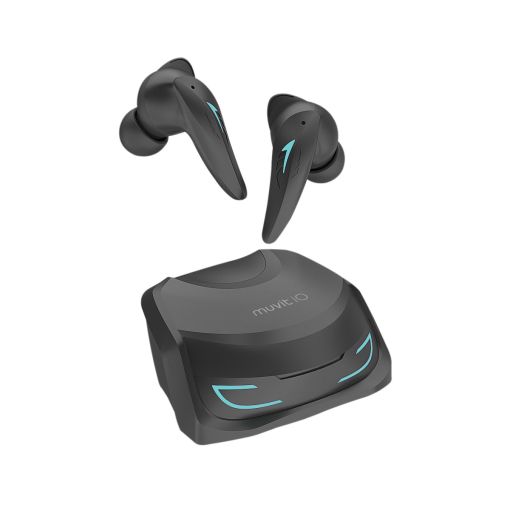 muvit iO Auriculares Smart True Wireless Gaming ENC/ANC (Cancelación de ruido) negro LED