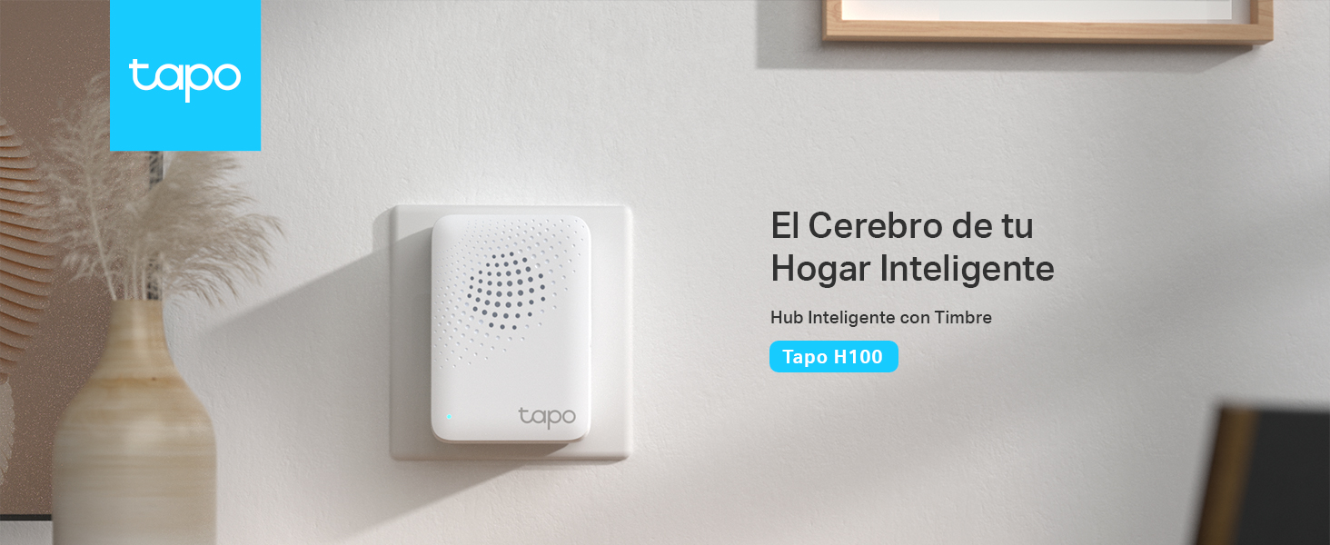 TP-Link Tapo H100 Hub Inteligente - Hasta 64 Dispositivos - Alarma