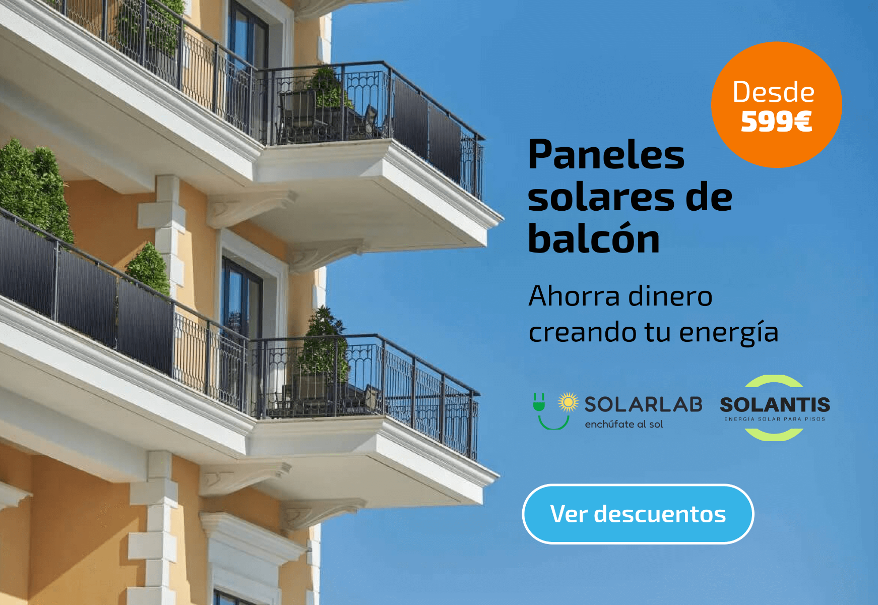 Paneles Solares para Balcón